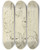 Triptych art skateboard deck of Peter Paul Rubens Studies Of The Head Of A Bearded Man And The Head Of A Creature by Peter Paul Rubens (1577-1640)