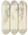 Triptych art skateboard deck of Nikolaus Hoff Bildnis Des Kupferstechers Carl Barth Aus Hildburghausen by Nikolaus Hoff (1798-1873)