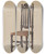 Triptych art skateboard deck of Louis Annino Side Chair_1 by Louis Annino