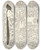 Triptych art skateboard deck of Jan Toorop Boekband Metamorfoze by Jan Toorop (1858-1928)