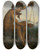 Triptych art skateboard deck of Edmond Jean De Pury Fisherman In Capri by Edmond Jean de Pury (1845-1911)