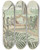 Triptych art skateboard deck of Jan Brandes Palankijn Met Dragers by Jan Brandes (1743-1808)