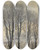 Triptych art skateboard deck of Lon Spilliaert Arbre Et Ciel by Leon Spilliaert (1881-1946)