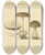 Triptych art skateboard deck of James Bolton Icons Fungorum Circa Halifax Sponte Nascentium Pl136 by James Bolton (1735-1799)