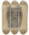 Triptych art skateboard deck of Harry Goodman Enameled Pewter Beaker by Harry Goodman