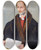 Triptych art skateboard deck of Lucas Cranach The Younger Portrait Of Philipp Melanchthon by Lucas Cranach the Younger (1515-1586)
