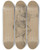 Triptych art skateboard deck of Adolph Tidemand Liten Jente Med Fremstrakte Hender by Adolph Tidemand (1814-1876)