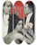 Triptych art skateboard deck of Wladyslaw Theodore Benda See Jack He Said His Manner Wild And Delirious by Wladyslaw Theodore Benda (1873-1948)