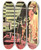 Triptych art skateboard deck of Us Information Agency Study by U S Information Agency (1953-1999)