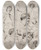 Triptych art skateboard deck of Mortimer Menpes Six Faces Of Whistler by Mortimer Menpes (1860-1938)
