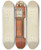 Triptych art skateboard deck of John Dieterich Tall Clock by John Dieterich