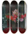 Triptych art skateboard deck of William James Glackens Bouquet On Red Tablecloth by William James Glackens (1870-1938)