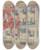 Triptych art skateboard deck of Gilbert Sackerman Collonade by Gilbert Sackerman (20-)
