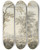 Triptych art skateboard deck of Johann Heinrich Mntz Landschap Met Waterval En In De Verte Een Kerk by Johann Heinrich Muntz (1727-1798)