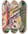 Triptych art skateboard deck of Marian Kopf Kompozycja Po Wystawie Nowoczesnych W Tpsp by Marian Kopf (1926-2019)