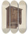 Triptych art skateboard deck of Ernest A Towers Jr Hanging Closet by Ernest A Towers Jr (20-)