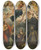 Triptych art skateboard deck of Bartolom Estebn Murillo The Virgin And Child With Saints by Bartolome Esteban Murillo (1617-1682)