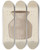 Triptych art skateboard deck of Eugene Gill Stoneware Jar by Eugene Gill