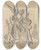 Triptych art skateboard deck of Cyprin Majernk Death Study For The Painting Bartholomews Night by Cyprian Majernik (1909-1945)