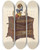 Triptych art skateboard deck of Nicholas Amantea Toy Bank by Nicholas Amantea (1900-1978)