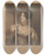 Triptych art skateboard deck of Sir William Beechey Miss Mellon In The Character Of Voltante In The Honey Moon by Sir William Beechey (1753-1839)