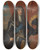 Triptych art skateboard deck of Simon Luttichuys Prince James Of England by Simon Luttichuys (1610-1661)