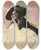 Triptych art skateboard deck of Konrad Krzyanowski Portrait Of Janina Wilczyska Ne Otarzewska by Konrad Krzyzanowski (1872-1922)