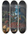 Triptych art skateboard deck of Luis Melndez Still Life With Fruit And Jug by Luis Melendez (1716-1780)