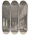 Triptych art skateboard deck of John Thomas Smith Inside The Painted Chamber As It Was In The Year 1800 Before The Old Tapestry Was Removed by John Thomas Smith (1766-1833)
