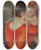 Triptych art skateboard deck of Mary Cassatt Baby Charles Looking Over His Mothers Shoulder by Mary Cassatt (1844-1926)