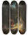 Triptych art skateboard deck of Carl Spitzweg Jger Mit Mdchen Der Verliebte Jger by Carl Spitzweg (1808-1880)