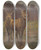 Triptych art skateboard deck of Rosa Bonheur Monarchs Of The Forest by Rosa Bonheur (1822-1899)