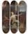 Triptych art skateboard deck of David Teniers The Younger Old Age In Search Of Youth by David Teniers The Younger (1610-1690)