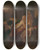 Triptych art skateboard deck of Nicaise De Keyser De Moord Op De Onnozele Kinderen by Nicaise De Keyser (1813-1887)