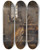Triptych art skateboard deck of Carl Von Merode Wagnerwerkstatt by Carl Von Merode (1853-1909)
