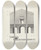 Triptych art skateboard deck of James Jones Mision San Juan Bautista_3 by James Jones