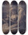 Triptych art skateboard deck of Lon Frdric Toilette Du Matin by Frederic Leon (1856-1940)
