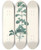 Triptych art skateboard deck of Pierre Joseph Redout La Botanique De J J Rousseau Pl 23 by Pierre Joseph Redoute (1759-1840)