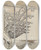 Triptych art skateboard deck of Al Curry Iron Brackets by Al Curry (20-)