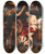 Triptych art skateboard deck of Follower Of Peter Paul Rubens The Coronation Of Roxana By Alexander The Great by Follower Of Peter Paul Rubens (1577-1640)
