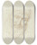 Triptych art skateboard deck of Alphonse Legros Head Of A Man_1 by Alphonse Legros (1837-1911)