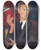 Triptych art skateboard deck of Roger De La Fresnaye Portrait Of Jeanlouis Gampert by Roger De La Fresnaye (1885-1925)