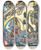 Triptych art skateboard deck of Reijer Stolk Arbeiten In Flussbett Der Etsch Working In The Adige Riverbed by Reijer Stolk (1896-1945)