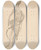 Triptych art skateboard deck of Charles Demuth Costume Drawing Devil Aslady by Charles Demuth (1883-1935)