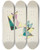 Triptych art skateboard deck of David Kakabadz Abstraction Based On Sails Iv by David Kakabadze (1889-1952)