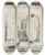 Triptych art skateboard deck of Andr Dunoyer De Segonzac Tableau De La Boxe Illustr De 29 Gravures Leauforte Pl 36 by Andre Dunoyer De Segonzac (1884-1974)