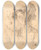 Triptych art skateboard deck of Bartolom Estebn Murillo Head Of An Old Man by Bartolome Esteban Murillo (1617-1682)