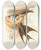 Triptych art skateboard deck of Edwin L Sheppard Barn Swallow by Edwin L Sheppard (1904)