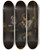 Triptych art skateboard deck of David Teniers The Younger The Flageolet Player by David Teniers The Younger (1610-1690)