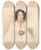 Triptych art skateboard deck of Moritz Michael Daffinger Countess Hlne Esterhzy Ne Countess Bezobrazov by Moritz Michael Daffinger (1790-1849)